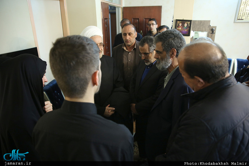 حضور سيد حسن خميني در منزل مرحوم اسدالله پرنده رضايي