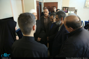 حضور سيد حسن خميني در منزل مرحوم اسدالله پرنده رضايي