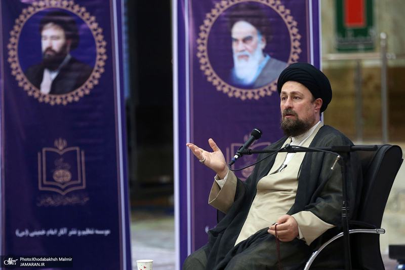 دیدار سرپرست و کارکنان موسسه تنظیم و نشر آثار امام خمینی(س) با سید حسن خمینی