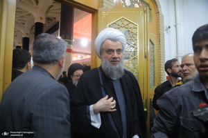 مراسم بزرگداشت رهبر شهید انقلاب در قم-۱