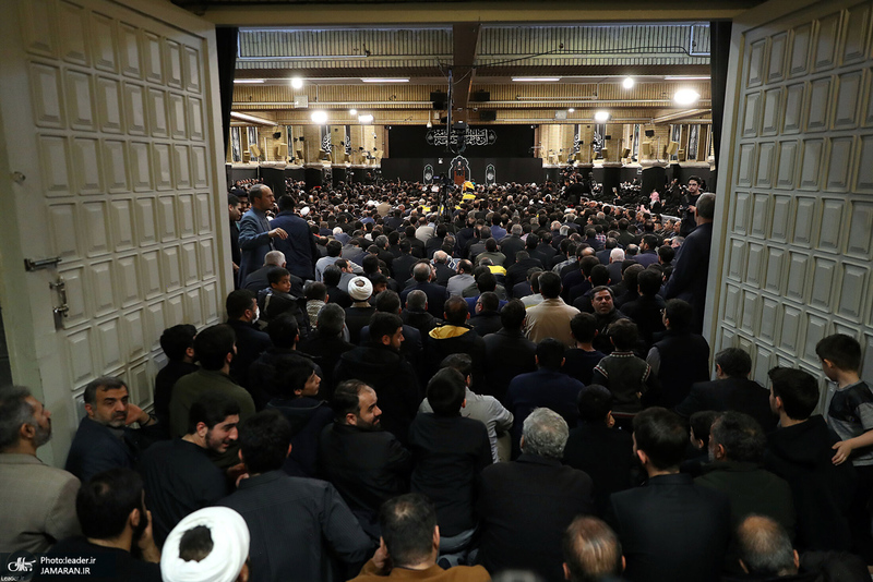 آخرین شب مراسم عزاداری حضرت فاطمه‌زهرا (س) در حسینیه امام خمینی