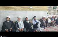 مراسم ولادت حضرت امام رضا (ع) در دفتر آیت الله العظمی صانعی (ره) + تصاویر