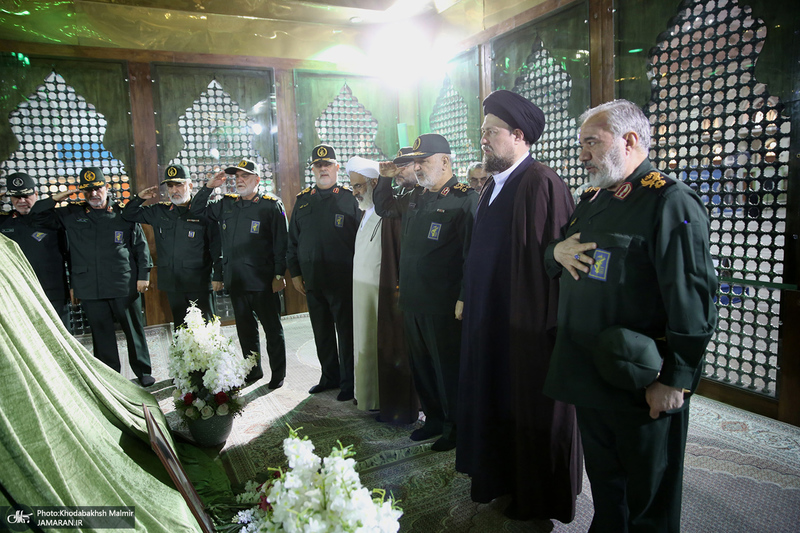 تجدید میثاق فرماندهان ارشد سپاه پاسداران انقلاب اسلامی با آرمان های امام خمینی (س)-2
