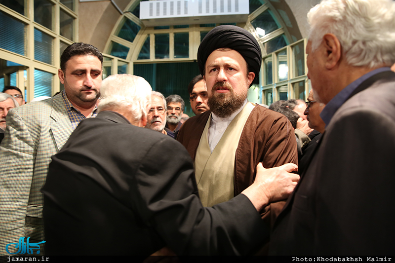 مراسم وداع با پیکر آیت الله هاشمی رفسنجانی(ره) در حسینیه جماران