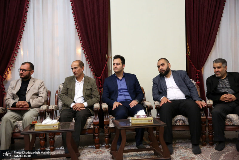 دیدار جمعی از اعضای حزب وحدت و همکاری ملی با سید حسن خمینی