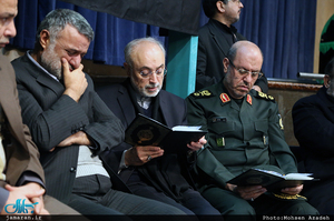 مراسم وداع با پیکر آیت الله هاشمی رفسنجانی(ره) در حسینیه جماران-7