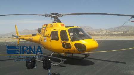 انتقال مصدوم تصادف اولین ماموریت اورژانس هوایی استان ایلام