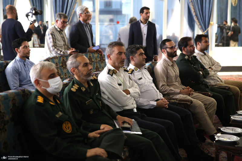 دیدار مسئولان قرارگاه فهمیده با سید حسن خمینی