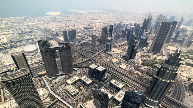 وقوع آتش سوزی بزرگ در دبی