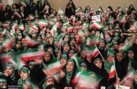 مراسم روز بسیج در حسینیه امام خمینی(ره) با حضور فرمانده کل سپاه پاسداران و هزاران تن از بسیجیان (1)