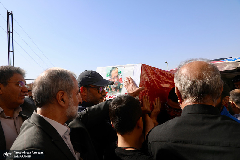 مراسم تشييع سردار عليرضا افشار