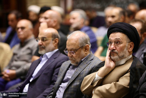 مراسم ختم همسر آيت الله راستی کاشانی