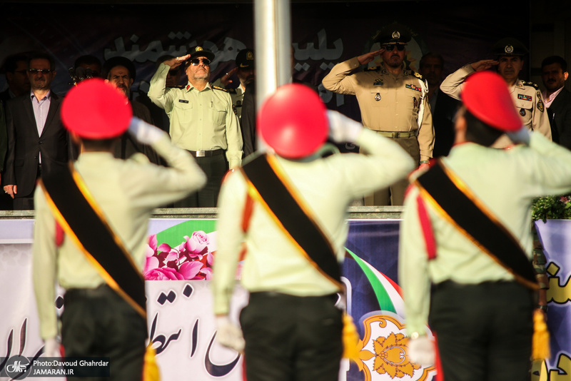 مراسم صبحگاه عمومی نیروی انتظامی تهران بزرگ