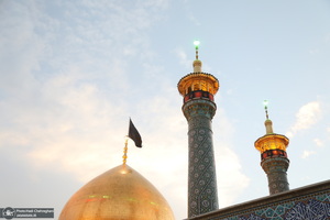 مراسم تعویض پرچم حرم حضرت معصومه (س) در شب اول ماه محرم‎‎