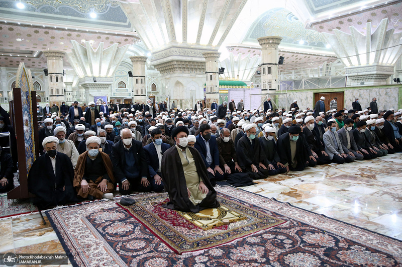 مراسم دوازدهمین سالگرد رحلت همسر گرامی امام و بیست و هفتمین سالگرد ارتحال سید احمد خمینی (ره)