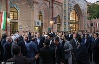 بازدید پزشکیان از مسجد کبود ایروان و اقامه نماز با نمازگزاران (7)