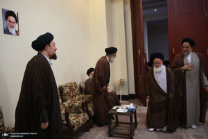 حاشیه تجدید میثاق هیأت رئیسه و اعضای مجلس خبرگان رهبری با آرمان های امام خمینی(س)