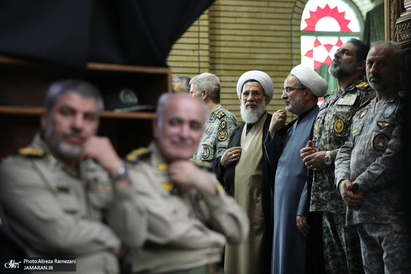 مراسم تکریم ۵۷ شهید گلگون کفن ارتش جمهوری اسلامی ایران