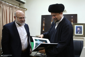 دیدار آصف لقمان قاضی، مدیر امور بین‌الملل جماعت اسلامی پاکستان با سید حسن خمینی