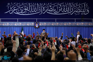 دیدار دانش‌آموزان و دانشجویان با رهبر معظم انقلاب