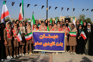 رزمایش «دختران جان‌فدای ایران» در فسا