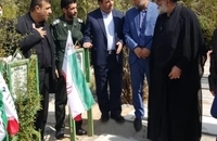گلباران مزار شهدای 17 شهریور در بهشت زهرا (س) تهران + تصاویر