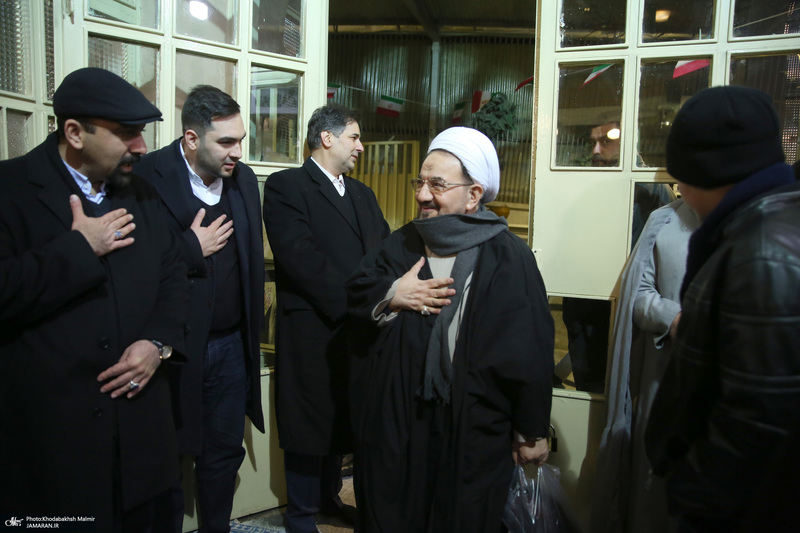 مراسم سالگرد رحلت آیت‌الله سید محمد موسوی بجنوردی در حسینیه جماران  -1