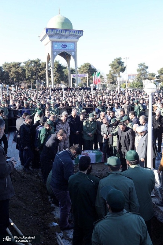 مراسم تشییع و خاکسپاری پیکرهای مطهر شهدای سانحه هواپيمايی اكراين