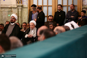 مراسم اولین سالگرد شهادت حجت الاسلام و المسلمین سید ابراهیم رئیسی در حرم مطهر رضوی