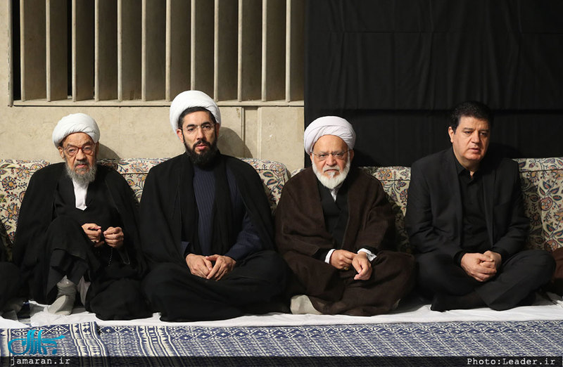 مراسم عزاداری شب عاشورای حسینی با حضور رهبر معظم انقلاب اسلامی