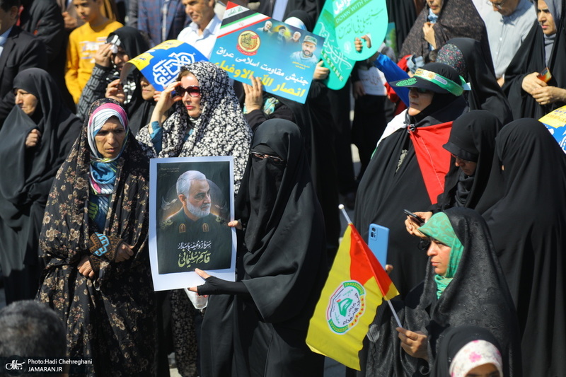 راهپیمایی باشکوه روز قدس در قم -2