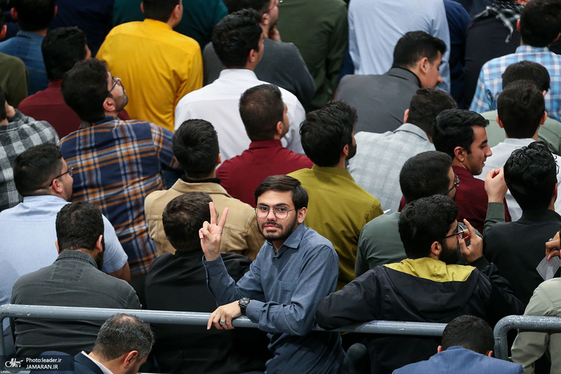 دیدار رمضانی دانشجویان با رهبر معظم انقلاب