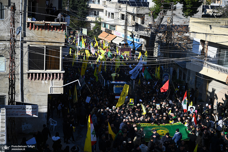 تصاویر اختصاصی جماران از تشییع و خاکسپاری شهید سیدهاشم صفی الدین 