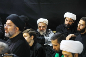 مراسم عزاداری دهه اول ماه صفر در بیت مرحوم آیت الله شاه آبادی‎