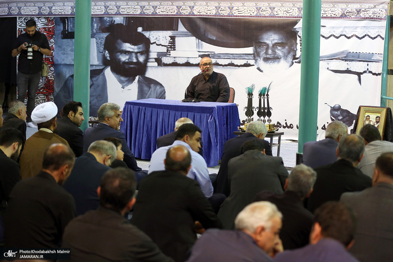 مراسم عزاداری هیئت جامعه اسلامی ورزشکاران در حسینیه جماران