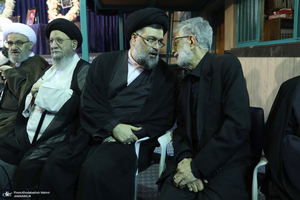 مراسم بزرگداشت همسر آیت الله موسوی بجنوردی (ره) در حسینیه شماره یک جماران-2