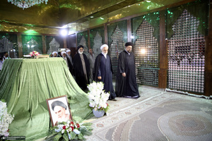 مراسم تجدید میثاق رئیس و کارکنان قوه قضاییه با آرمان های امام؛