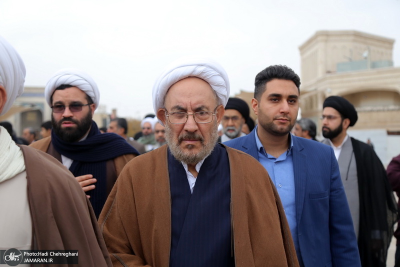 مراسم تشییع و خاکسپاری حجت الاسلام والمسلمین حاج شیخ عباس صالحی منش(ره)