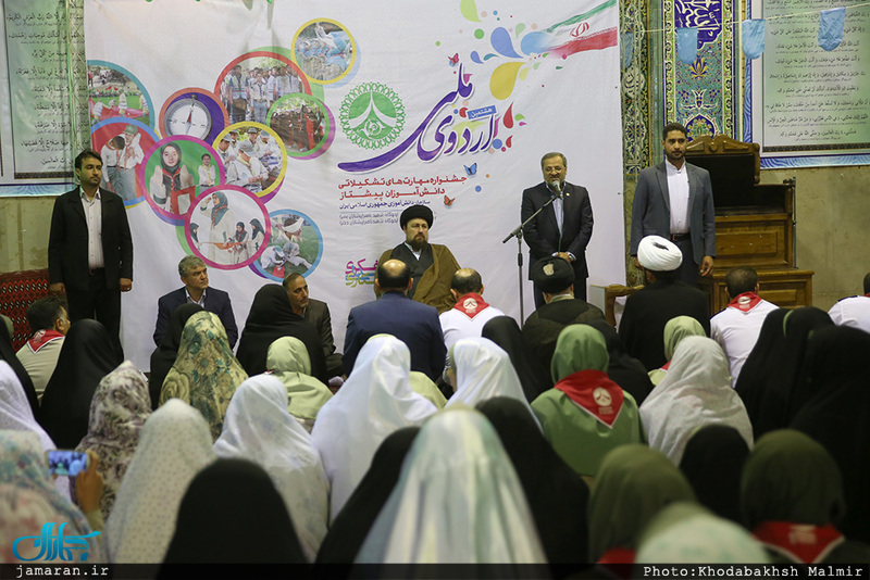 حضور سید حسن خمینی در جشنواره مهارت های تشکیلاتی دانش آموزان 