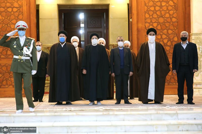 تجدید میثاق رئیس قوه قضاییه و مسئولان قضایی با آرمان‌های امام خمینی(س)