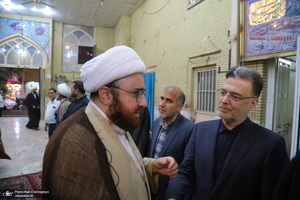 مراسم ترحیم آیت الله العظمی محفوظی (ره) در مسجد رفعت قم