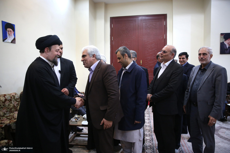 حاشیه دیدار نمایندگان مجلس با سید حسن خمینی