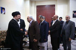 حاشیه دیدار نمایندگان مجلس با سید حسن خمینی