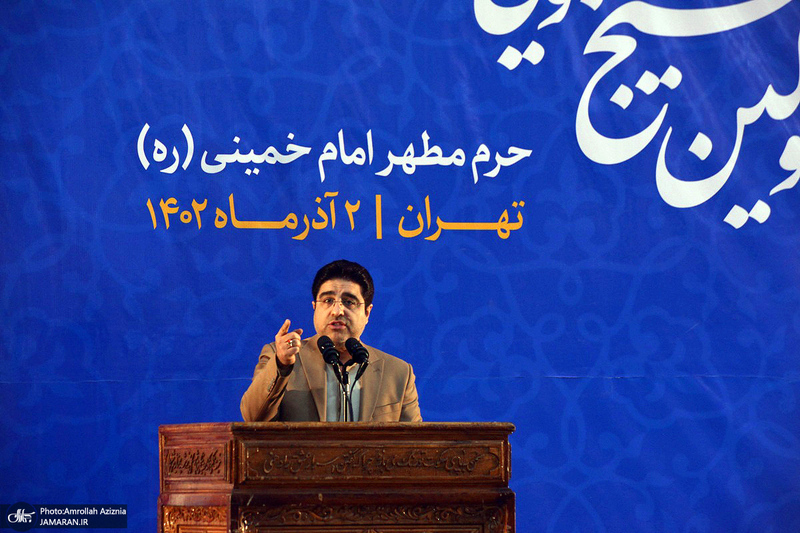 گردهمایی سراسری بسیج دانشجویی و طلاب در حرم مطهر امام خمینی (س) - 1