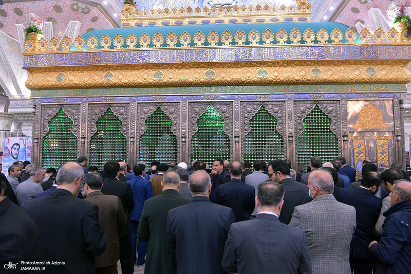 تجدید میثاق استاندار، فرمانداران، مدیران و ائمه جمعه تهران با آرمان های حضرت امام خمینی (س)