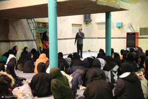 ورکشاپ هنر ی دانش آموزان هنرستان یادگار امام در حسینیه جماران