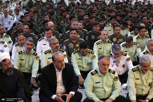 مراسم تجدید میثاق فرماندهان و کادر فراجا با آرمان‌های امام راحل