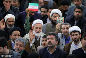 حضور و سخنرانی رهبر معظم انقلاب در اجتماع زائران و مجاوران حرم مطهر رضوی