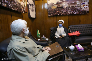 دیدار سعید جلیلی با رئیس موسسه تنظیم و نشر آثار امام خمینی (س)