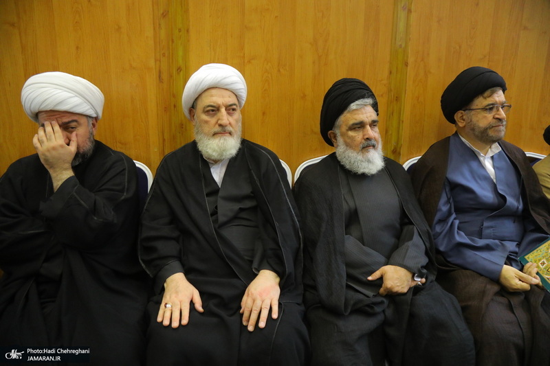 مراسم چهلمین روز درگذشت حاجیه خانم صدیقه بروجردی مادر شهید عیسی بروجردی